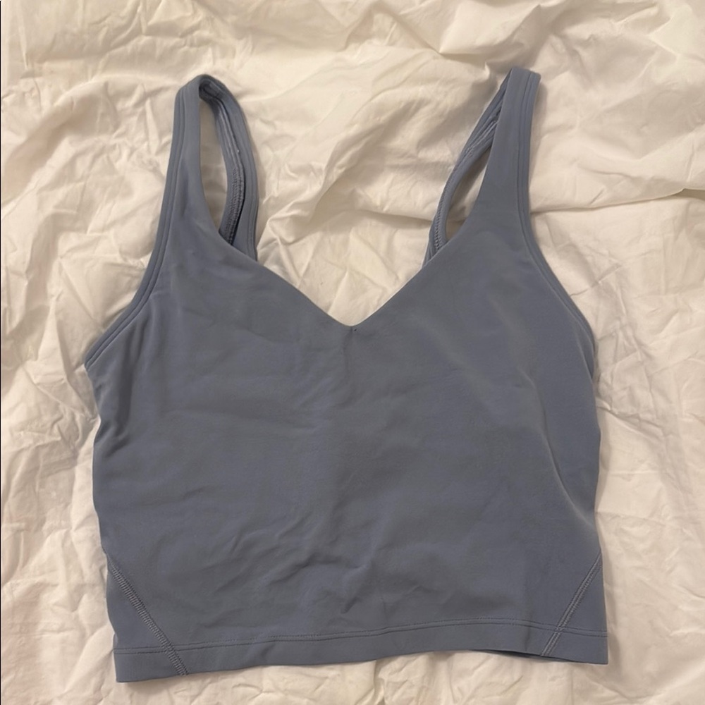 Lululemon blue align cropped tank